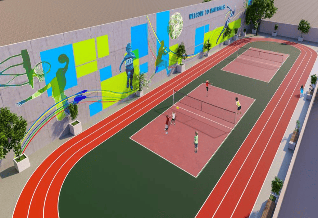 Terrain d'athlétisme